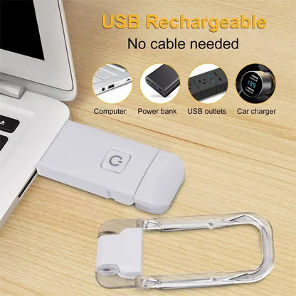 گڵۆپی کتێبی LED USB شەحن دەکرێتەوە گڵۆپی خوێندنەوە پاراستنی چاو